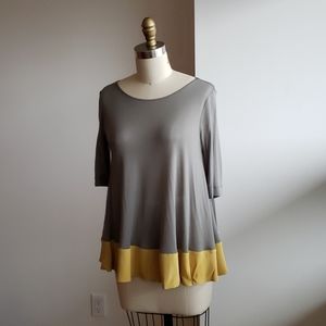 Theory Colorblock Swing Top